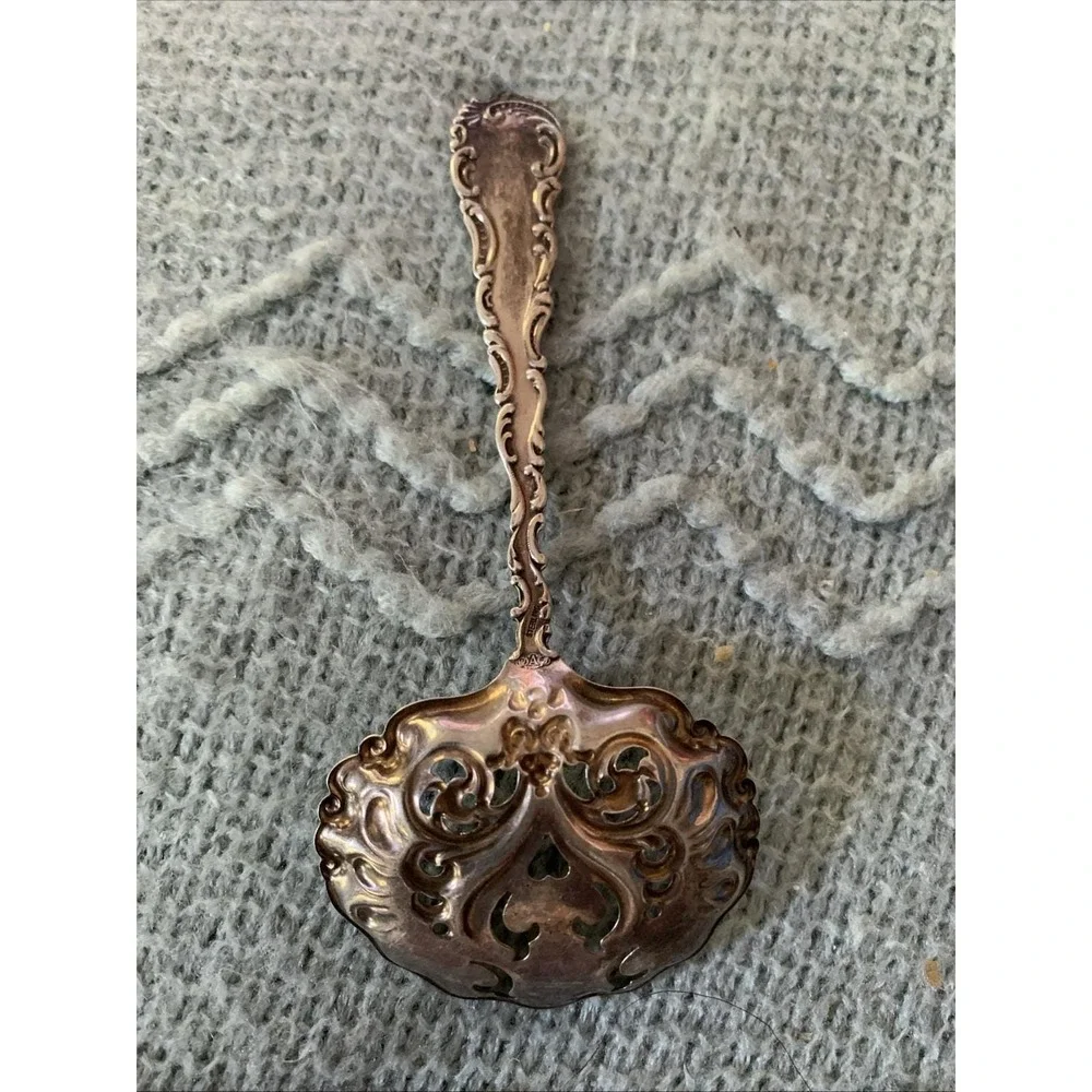 Whiting Sterling Silver 925 Bon Bon Spoon 1905 Lily Of The Valley 5